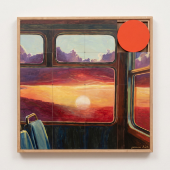 Cap sur le couchant - Tableau murale modulable en bois