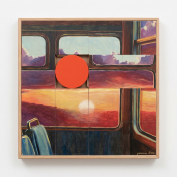 Cap sur le couchant - Tableau murale modulable en bois
