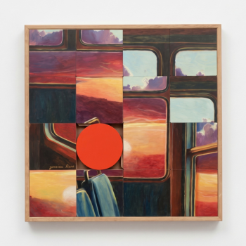 Cap sur le couchant - Tableau murale modulable en bois