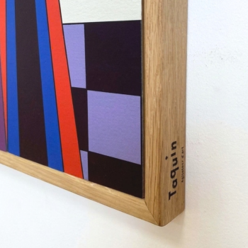3 heures 24 - Tableau mural modulable en bois, déambulation nocturne
